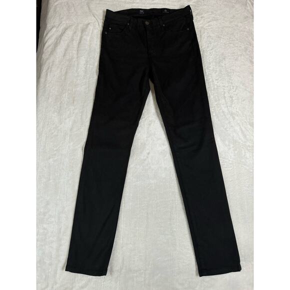 AG Adriano Goldschmied Prima Mid Rise Cigarette Jeans in Black Women’s Size 27 - Picture 2 of 7